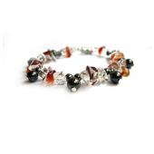 Magnet Clasp - 18cm Hematite Stone Beaded Bracelet